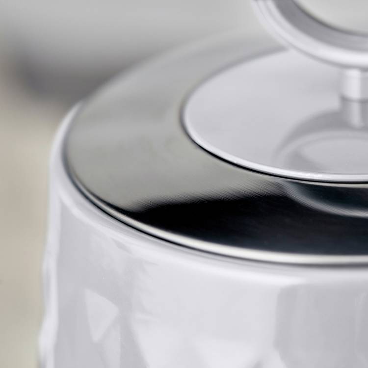 Tower canisters white set of 3 (British brand)