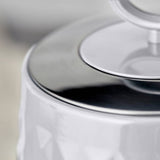 Tower canisters white set of 3 (British brand)