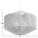 Habitat jute natural lampshade 45cm, British product