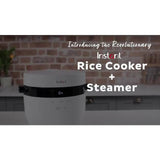 Instant Pot Rice Cooker and Steamer white 2.8L, imported from the UK