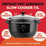 Instant Pot Superior slow cooker 7.1L black - British product
