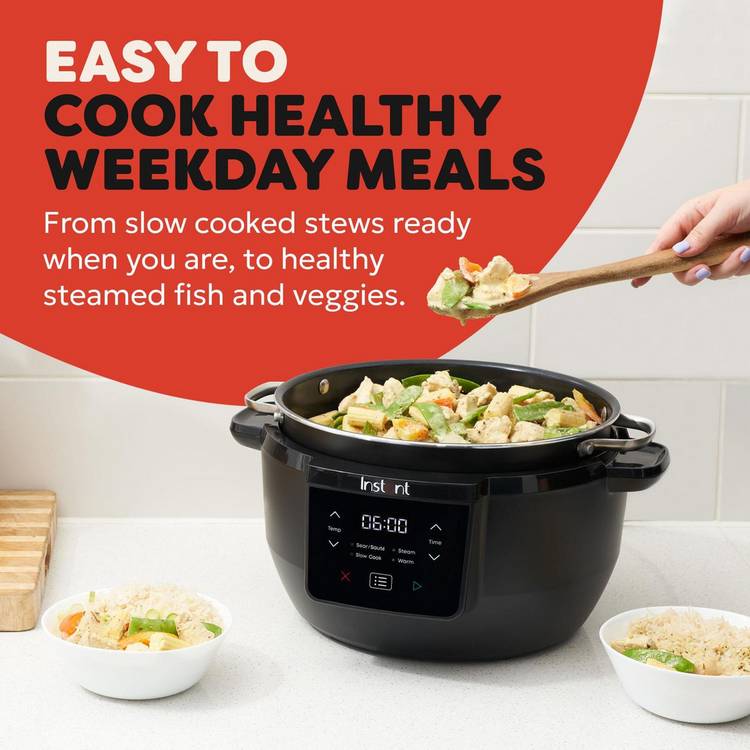 Instant Pot Superior slow cooker 7.1L black - British product