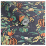 Esselle Home Tropic House navy wallpaper roll - UK version