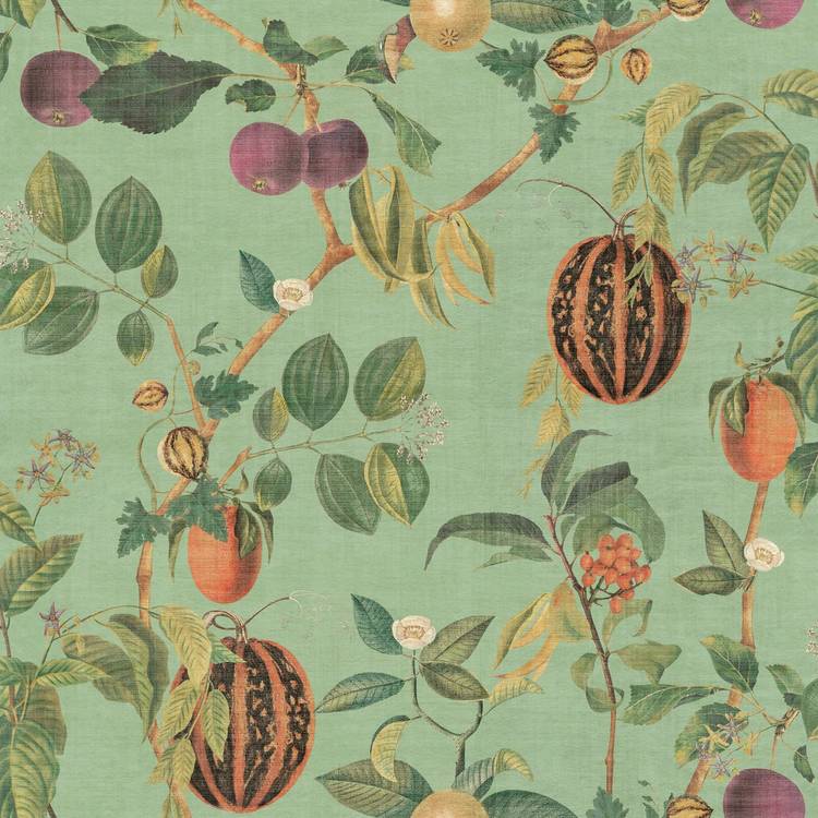 Esselle Home sage green botanical wallpaper roll (British brand)