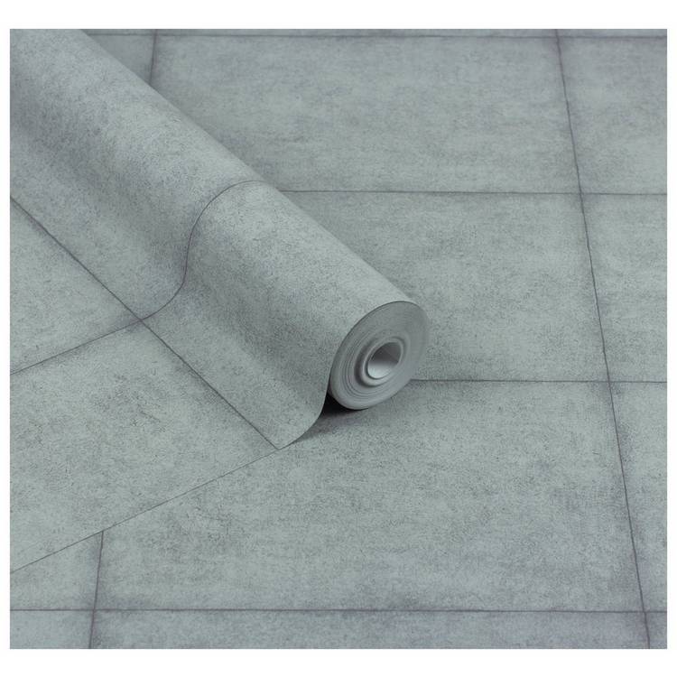 Arthouse Urban Block Grey wallpaper roll, imported from the UK