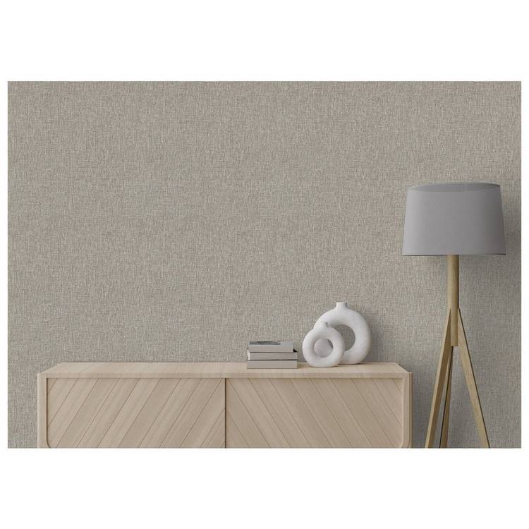 Arthouse Urban Weave taupe wallpaper roll (British brand)