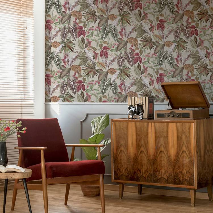 Arthouse Tropic Multi Wallpaper 53cm x 10.05m, imported from the UK
