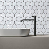 Argos Arthouse Hexagon Wall Tile White Wallpaper- Buy online at McGrocer