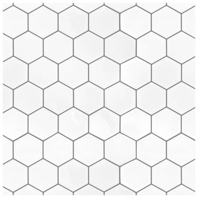Arthouse white hexagon wallpaper self-adhesive tile design, UK version