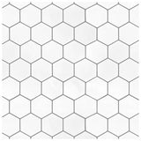 Arthouse white hexagon wallpaper self-adhesive tile design, UK version