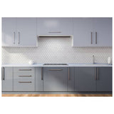 Arthouse white hexagon wallpaper self-adhesive tile design, UK version