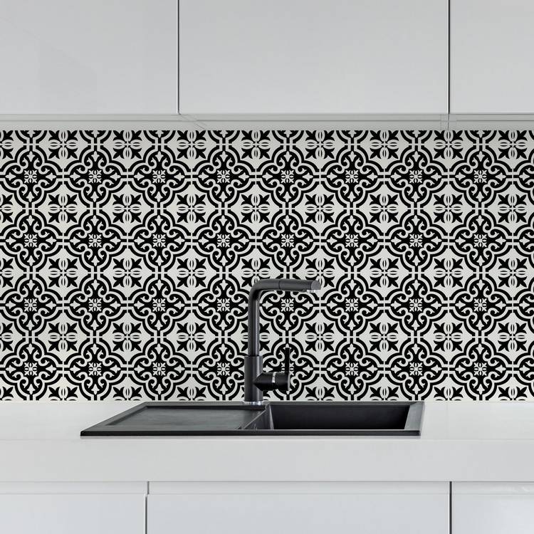 Arthouse geometric wall tile black and white (British brand)