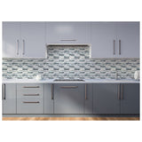 Arthouse self-adhesive geometric tile grey wallpaper (British brand)