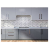 Argos Arthouse Marble Brick Geometric Wall Tile Grey Wallpaper- Buy online at McGrocer