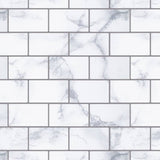 Arthouse grey marble brick geometric wallpaper - British product