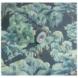 Esselle Home Whispering Willow Navy wallpaper, UK version