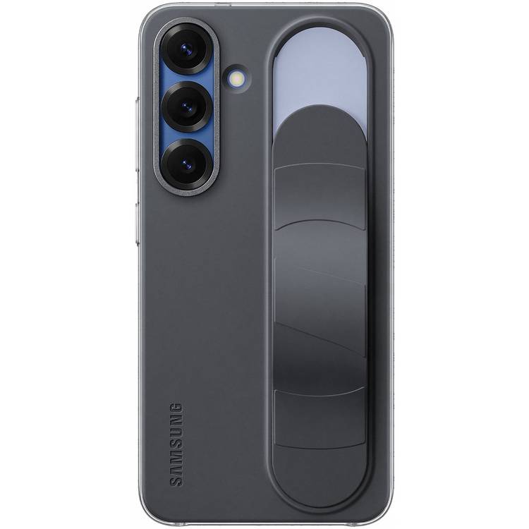 Samsung Galaxy S25 standing grip case black, UK version