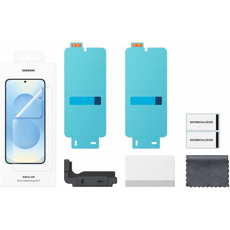 Samsung Galaxy S25 screen protector twinpack, UK version
