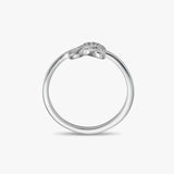 Revere diamond heart knot ring large, UK version
