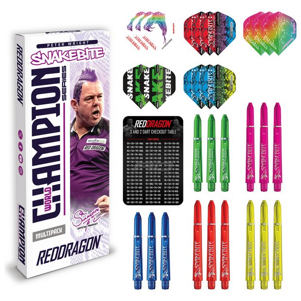 Red Dragon Snakebite darts accessories pack - British product
