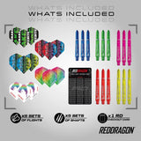Red Dragon Snakebite darts accessories pack - British product