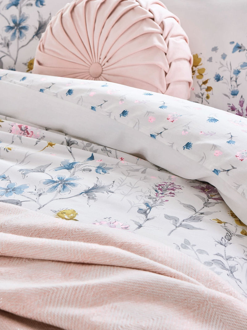 Laura Ashley Yellow Wild Meadow duvet cover and pillowcase set, UK version