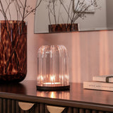 Habitat glass cloche tealight holder clear, imported from the UK