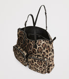 Dolce&Gabbana leopard-print crossbody bag in nylon and leather - British product
