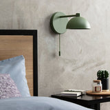 Habitat Mushroom Green Steel Wall Light, UK version
