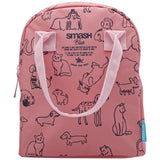 Argos Smash Cat Dog Coral Insulated Lunch Bag 26x21x12.5cm- Buy online at McGrocer