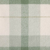 Argos Home green woven check throw 125x150cm - British product