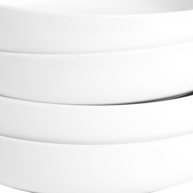 Habitat white porcelain plates set of 4, UK version