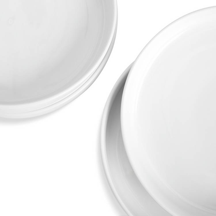Habitat white porcelain plates set of 4, UK version
