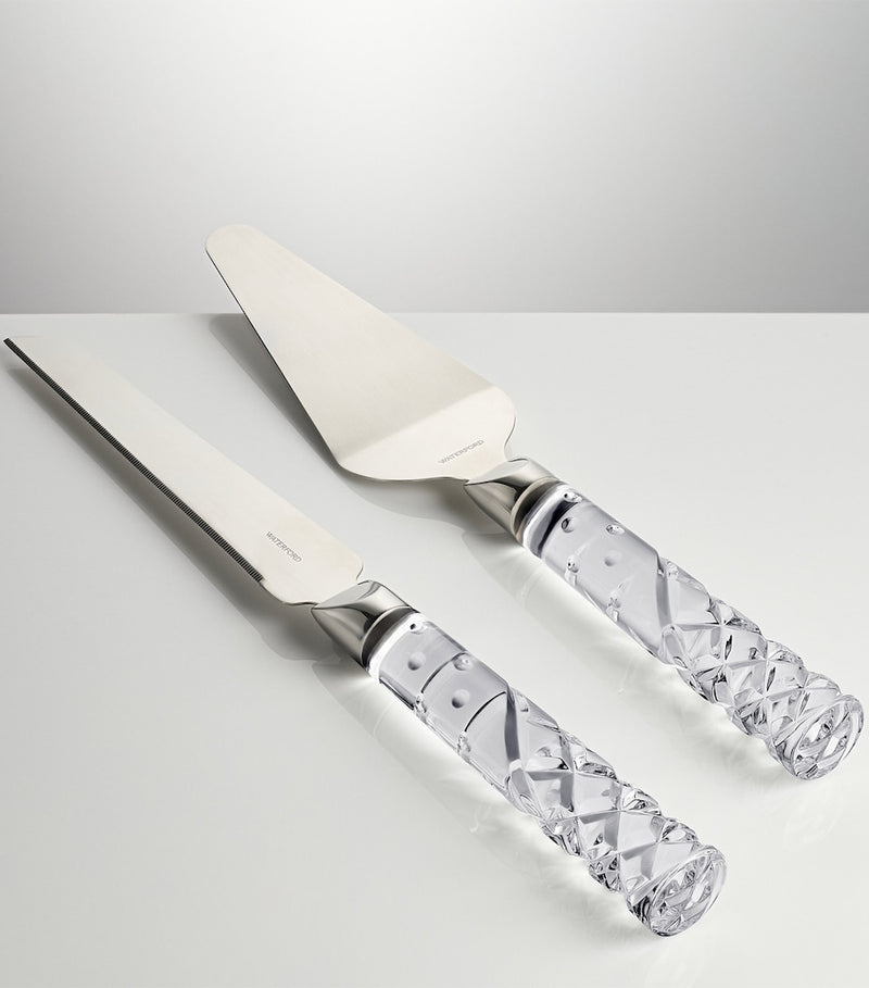 Waterford Crystal Celebrations cake knife and server set (British brand)