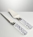 Waterford Crystal Celebrations cake knife and server set (British brand)