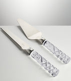 Waterford Crystal Celebrations cake knife and server set (British brand)