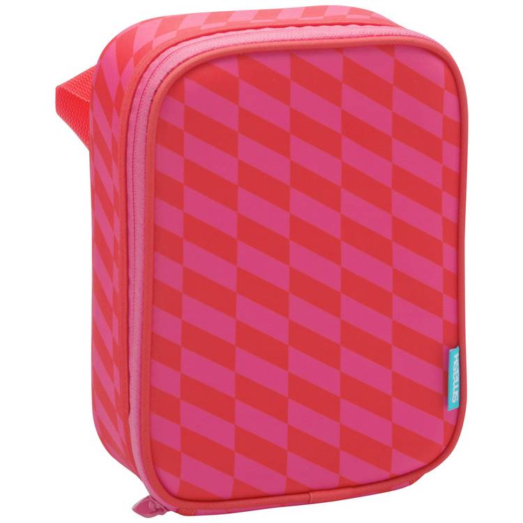 Smash pink lunch bag insulated neoprene, UK version
