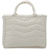 Smash Planet beige chevron lunch bag, imported from the UK