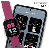 Radley Series 46 smart watch pink silicone strap - British product