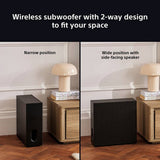 Sony SASW7 wireless subwoofer - British product