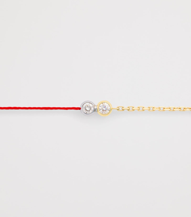 Redline 20th Anniversary Gold Diamond Bracelet, imported from the UK
