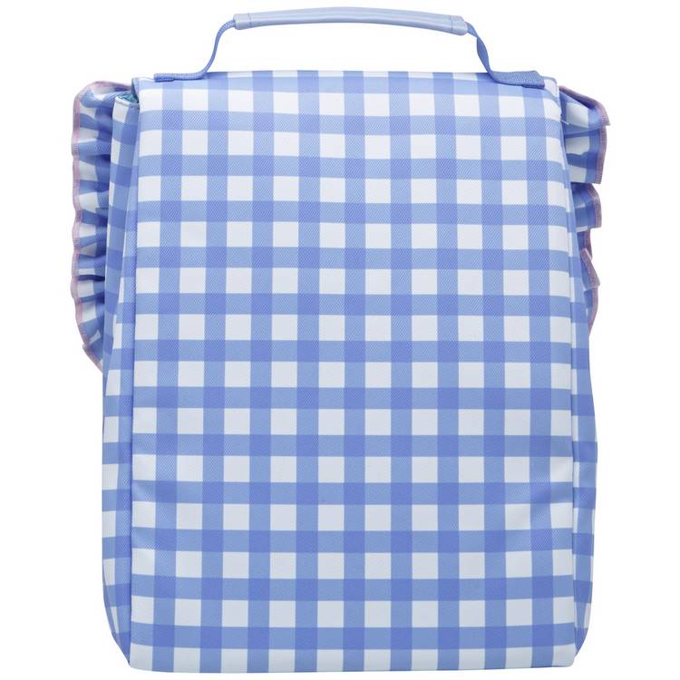 Smash Gingham Ribbon lunch bag 25.5x20x15cm, imported from the UK