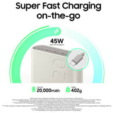 Samsung portable power bank Beige 20000mAh (British brand)