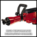 Einhell 1600W corded demolition hammer - British product