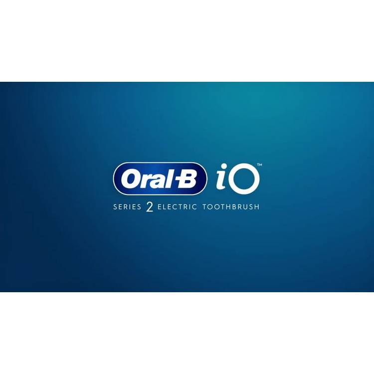 Oral-B iO2 Simple White electric toothbrush with travel case (British brand)