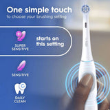 Oral-B iO2 Simple White electric toothbrush with travel case (British brand)