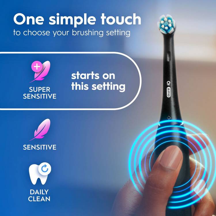 Oral-B iO2 electric toothbrush Night Black, UK version
