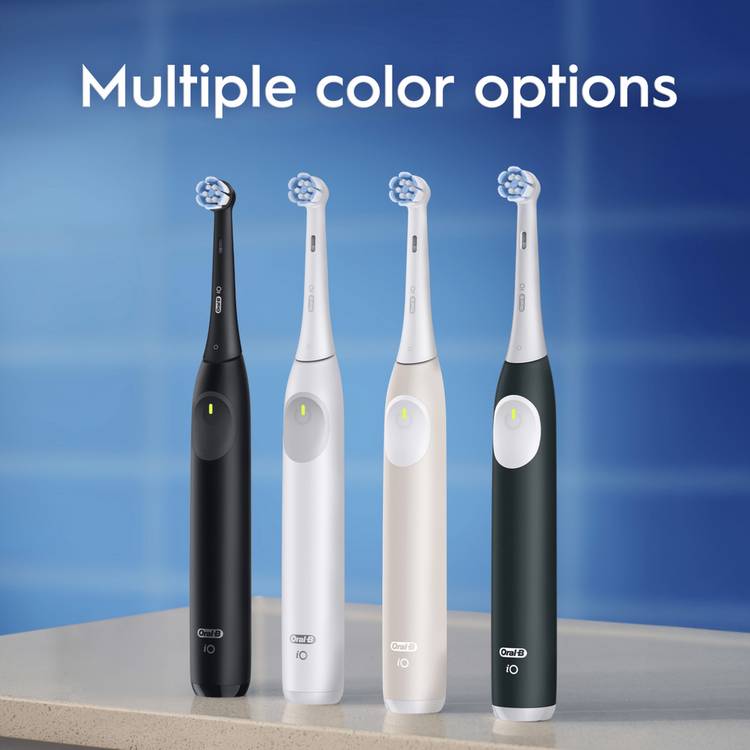 Oral-B iO2 Duo Pack electric toothbrush Night Black and Pink, imported from the UK