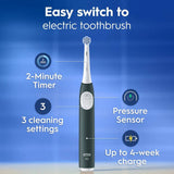 Oral-B iO2 electric toothbrush forest green with travel case, UK version