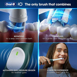Oral-B iO2 electric toothbrush forest green with travel case, UK version